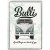 Placa metalica - Volkswagen Bulli - 10x14 cm